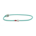 Circle Cancer Bracelet 935° Sterling Silver - 14 Colors - Image 2