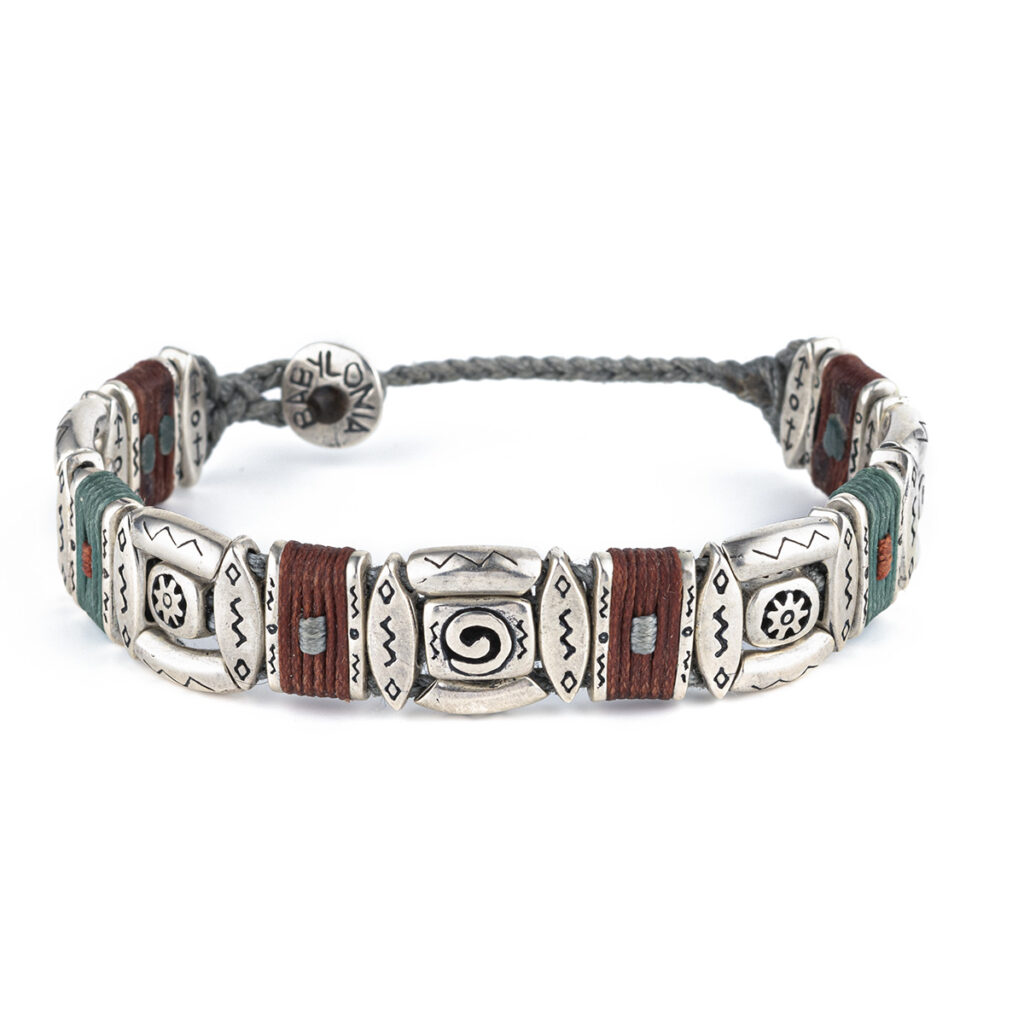 Squares of Emotions Bracelet 935° Sterling Silver