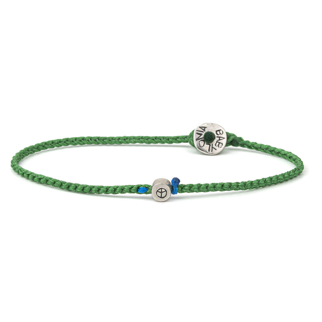 Solid Peace Bracelet 935° Sterling Silver