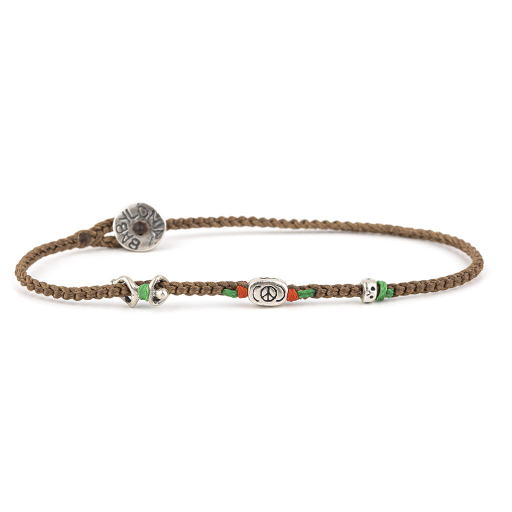 Oneway to Peace Bracelet 935° Sterling Silver