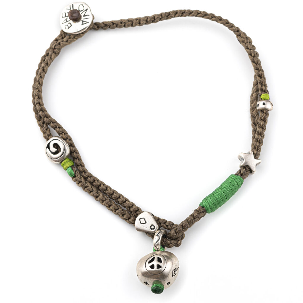 Peace Baller Bracelet 935° Sterling Silver
