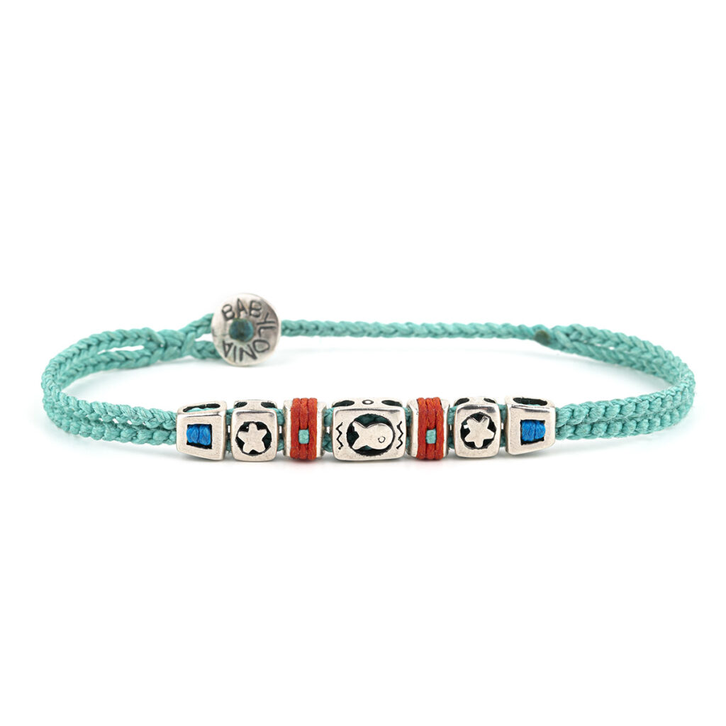 Adaptation Cube Bracelet 935° Sterling Silver