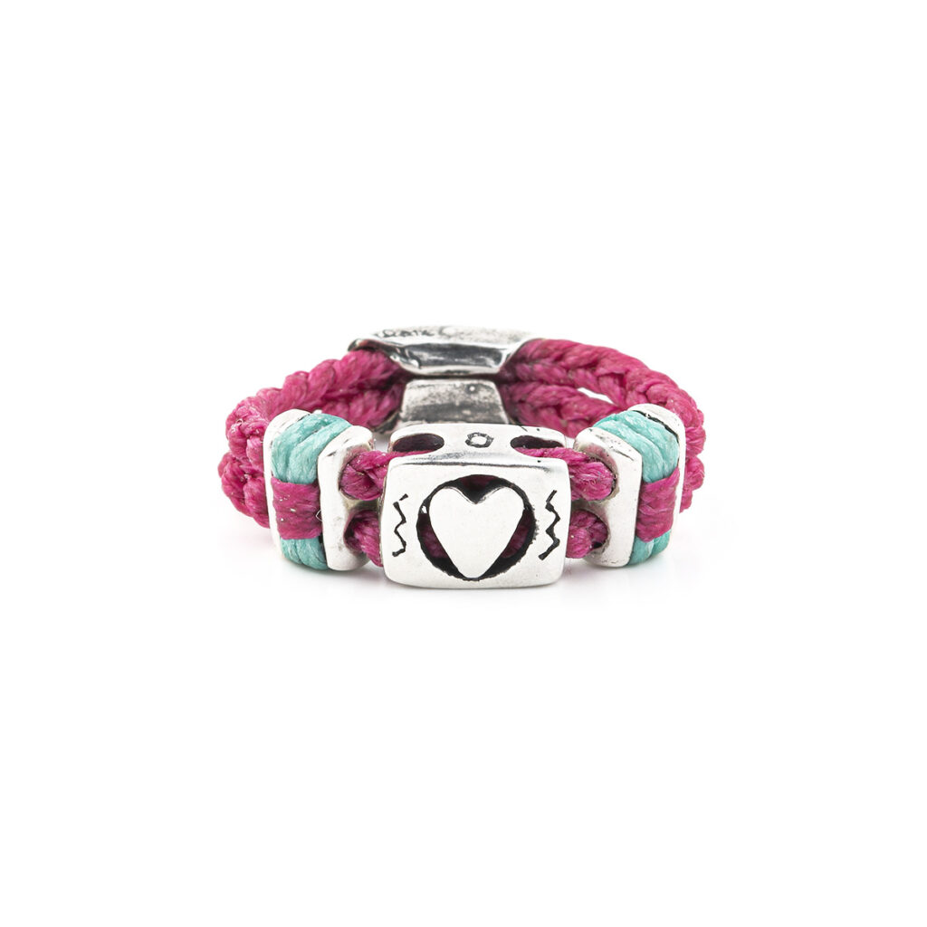 Love In Hands Ring 935° Sterling Silver