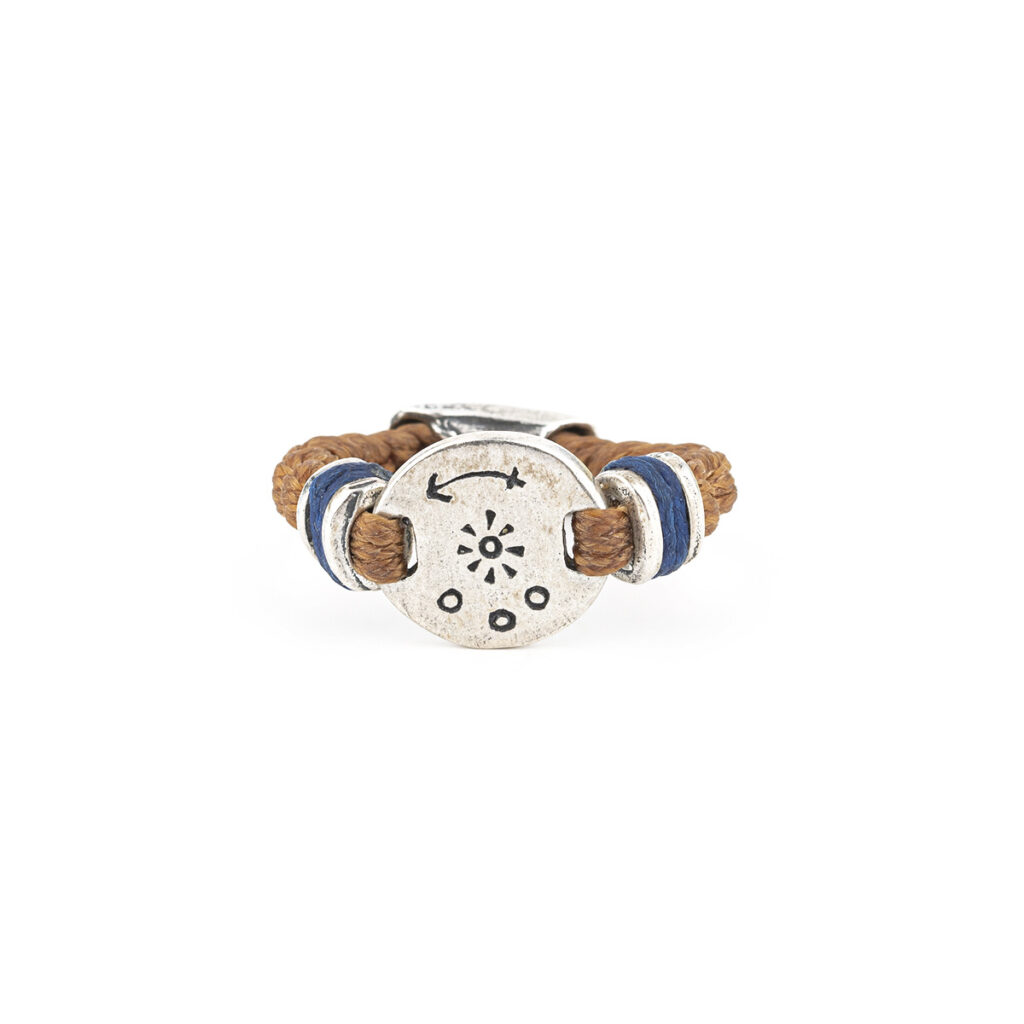 Holding Optimism Ring 935° Sterling Silver