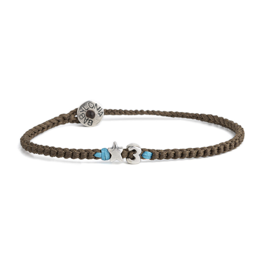 Count to 1 Star Bracelet 935° Sterling Silver