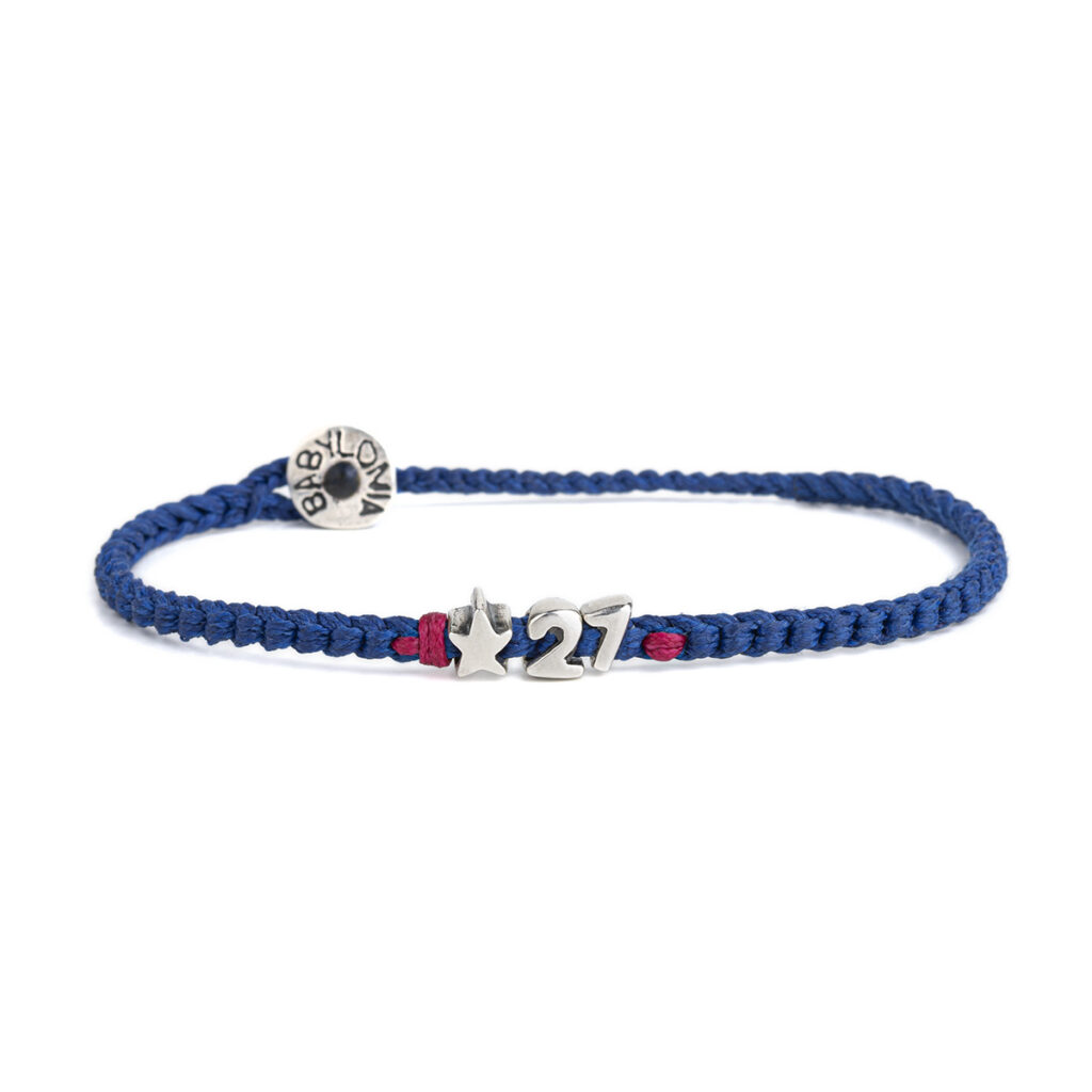 Count to 2 Stars Bracelet 935° Sterling Silver