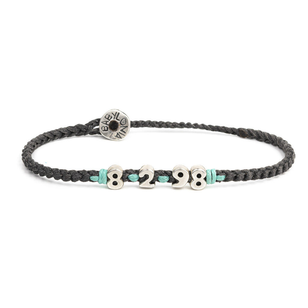 Count to 4 Bracelet 935° Sterling Silver