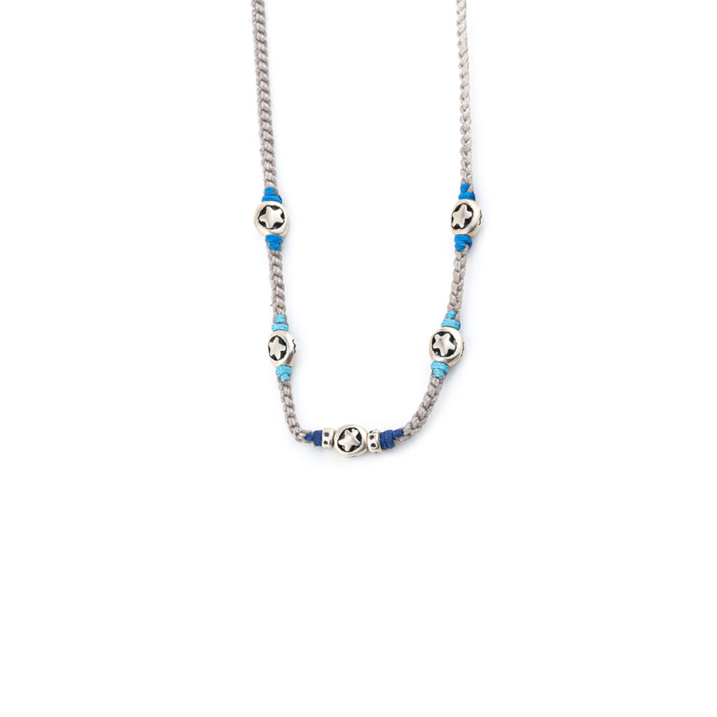 Hopes in a Row Necklace 935° Sterling Silver