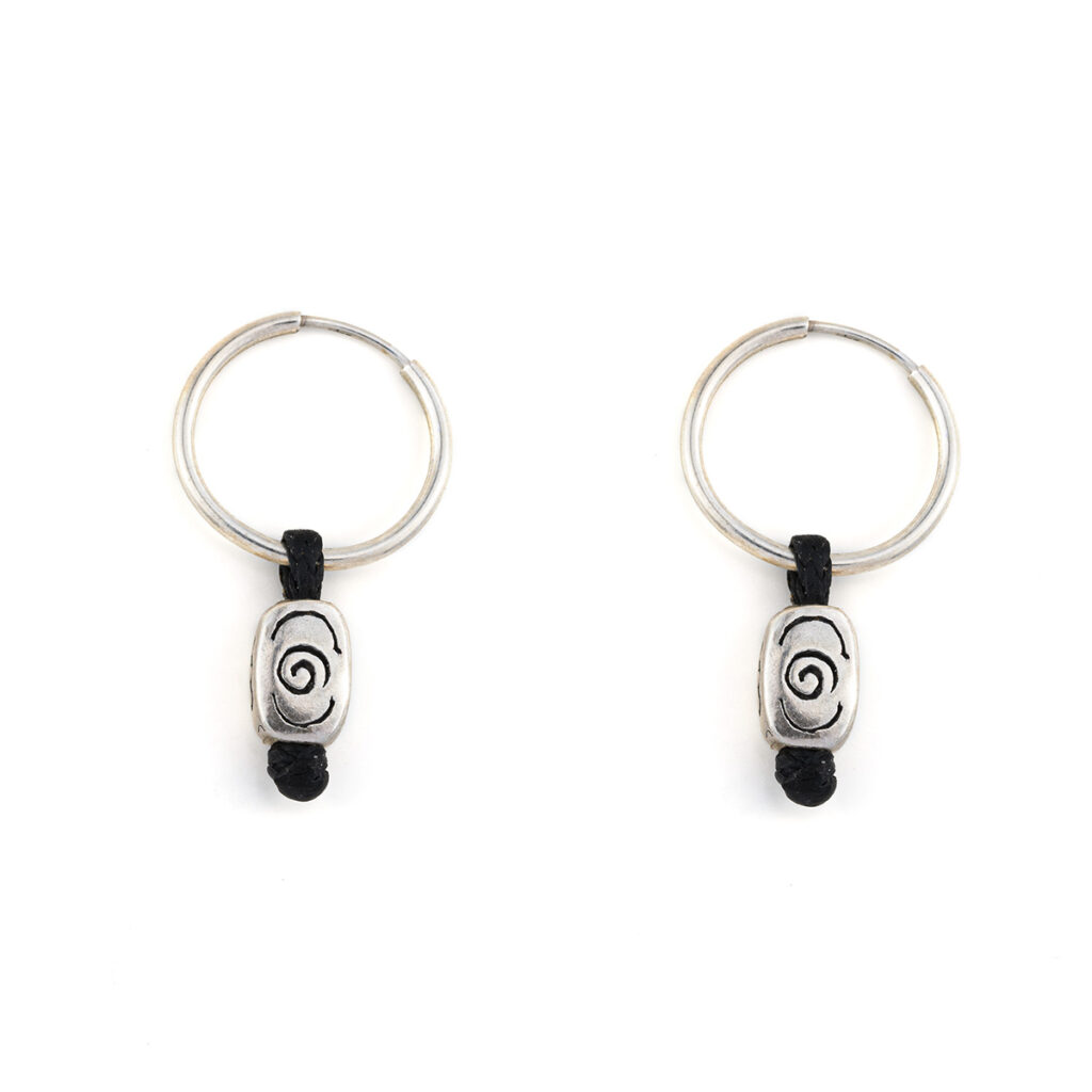 Angled Soul Earrings 935° Sterling Silver