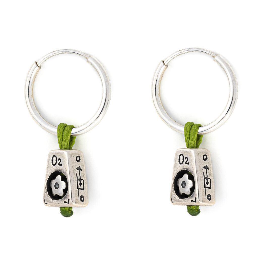 Boxed Trust Earrings 935° Sterling Silver