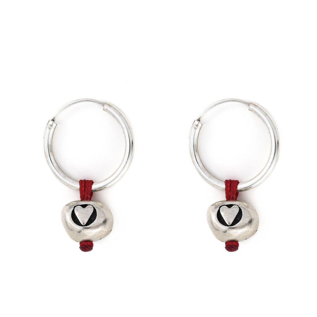 Love Ball Earrings 935° Sterling Silver