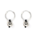 Sun Ball Earrings 935° Sterling Silver