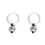 Sun Ball Earrings 935° Sterling Silver - Image 2