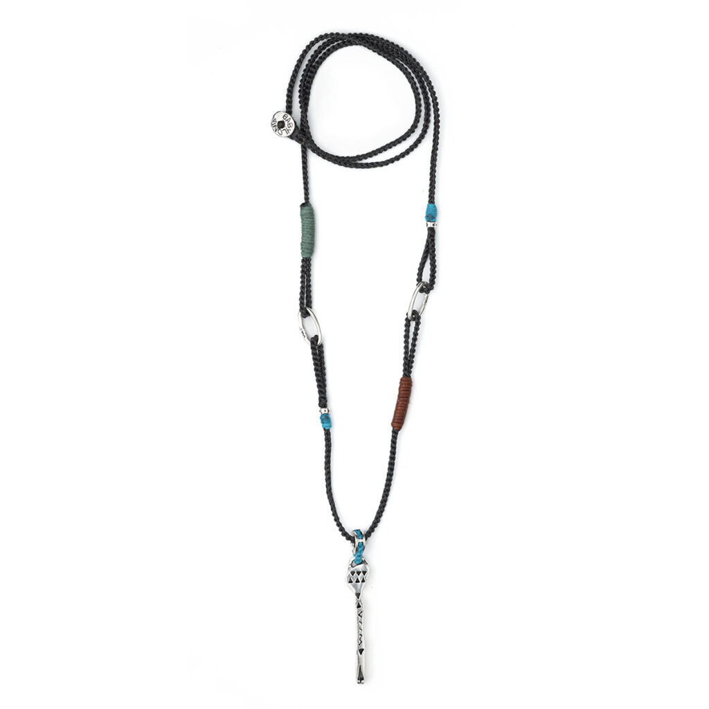 Key Drop Necklace 935° Sterling Silver