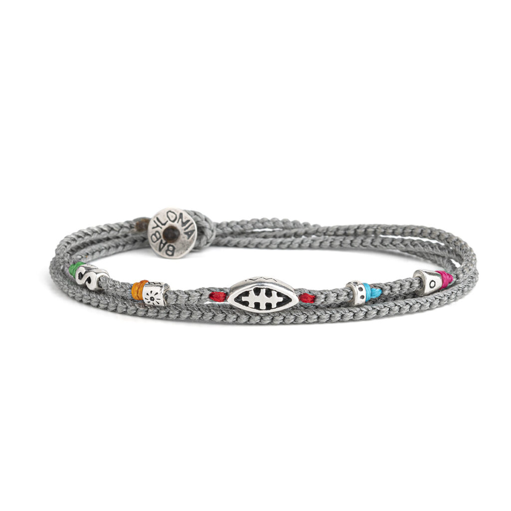 Wrapped Communication Wrap Bracelet 935° Sterling Silver