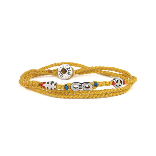 Around Infinity Wrap Bracelet 935° Sterling Silver
