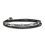 Around Peace Wrap Bracelet 935° Sterling Silver