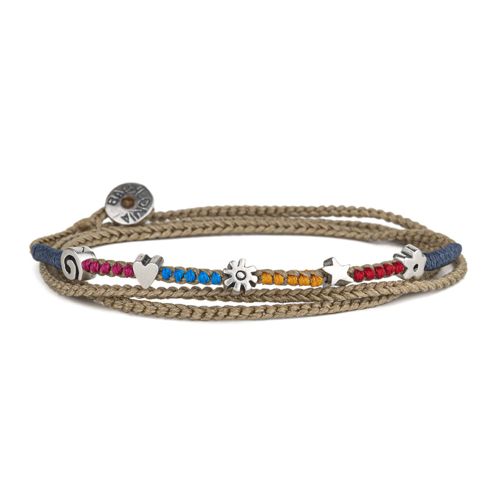 Around Feelings Wrap Bracelet 935° Sterling Silver