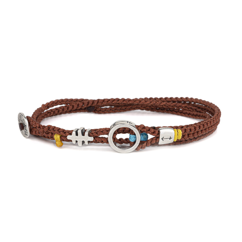 Talk Circle Wrap Bracelet 935° Sterling Silver