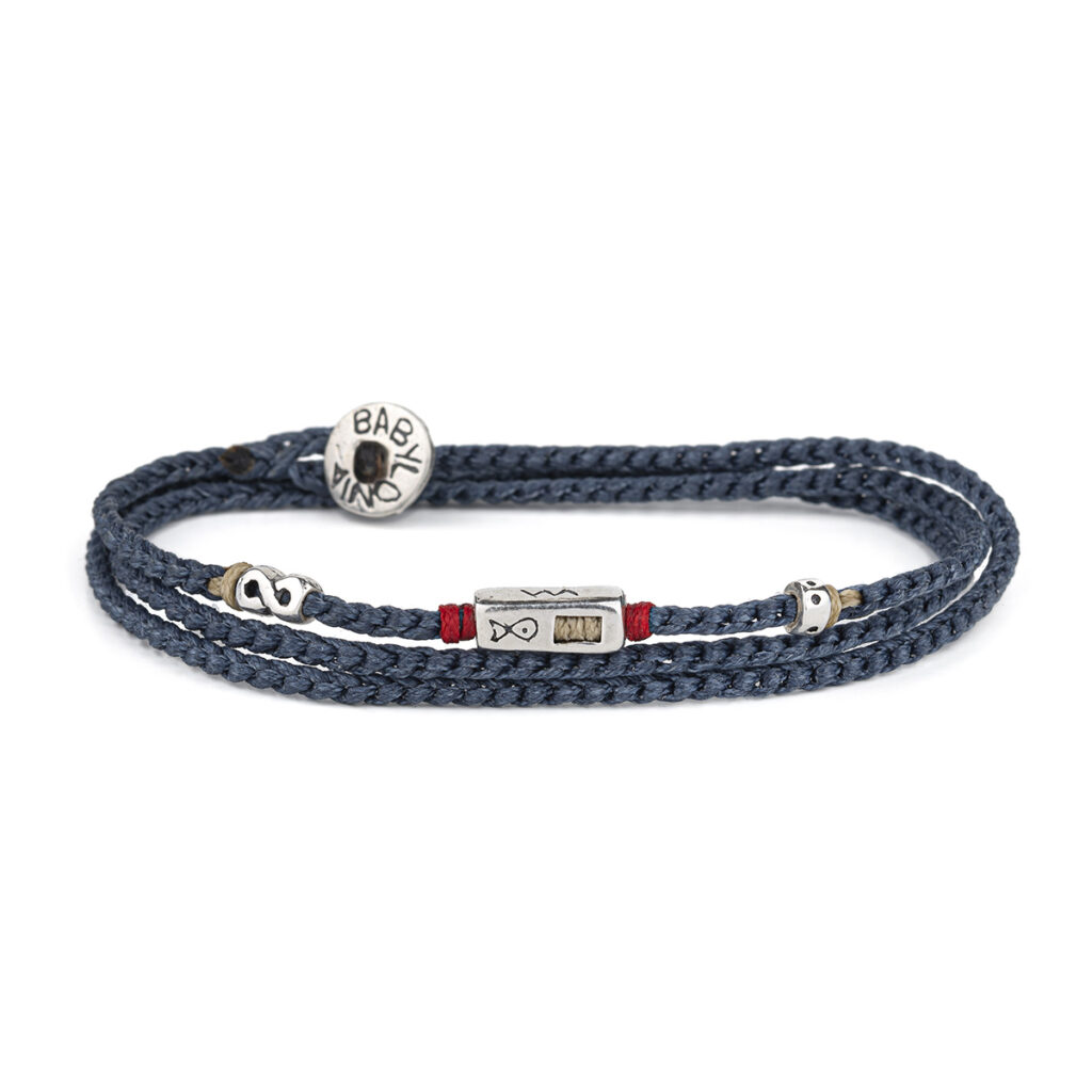 Fish out of the Box Wrap Bracelet 935° Sterling Silver