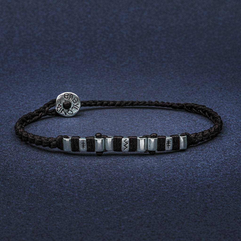 Talking Feelings Men Bracelet 935° Sterling Silver