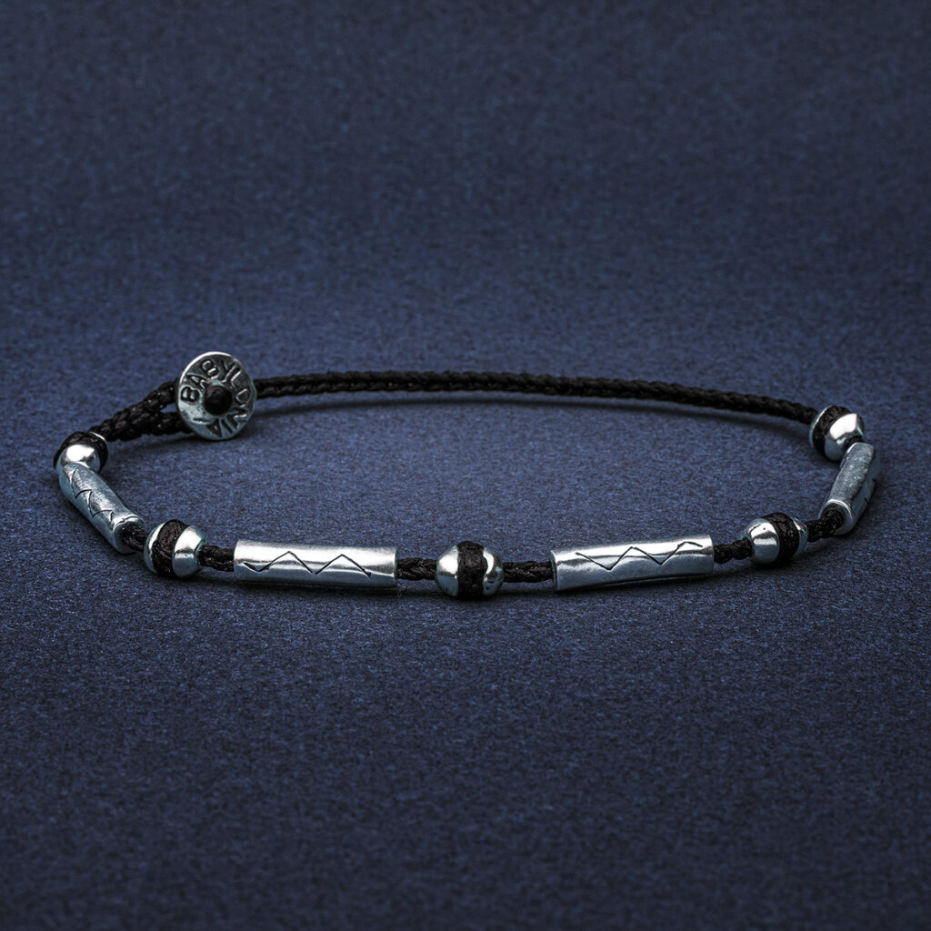 Sentiment Pirogues Men Bracelet 935° Sterling Silver