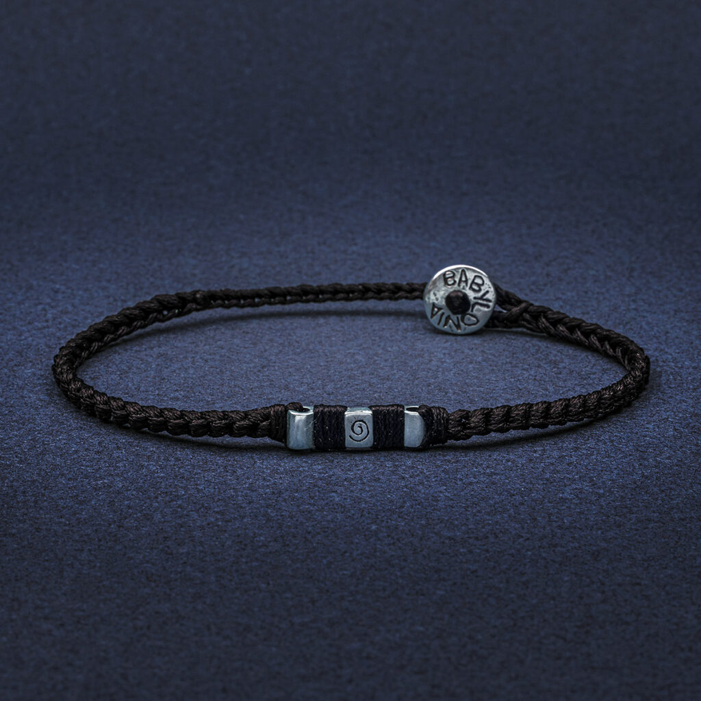 Small Soul Brickwork Men Bracelet 935° Sterling Silver