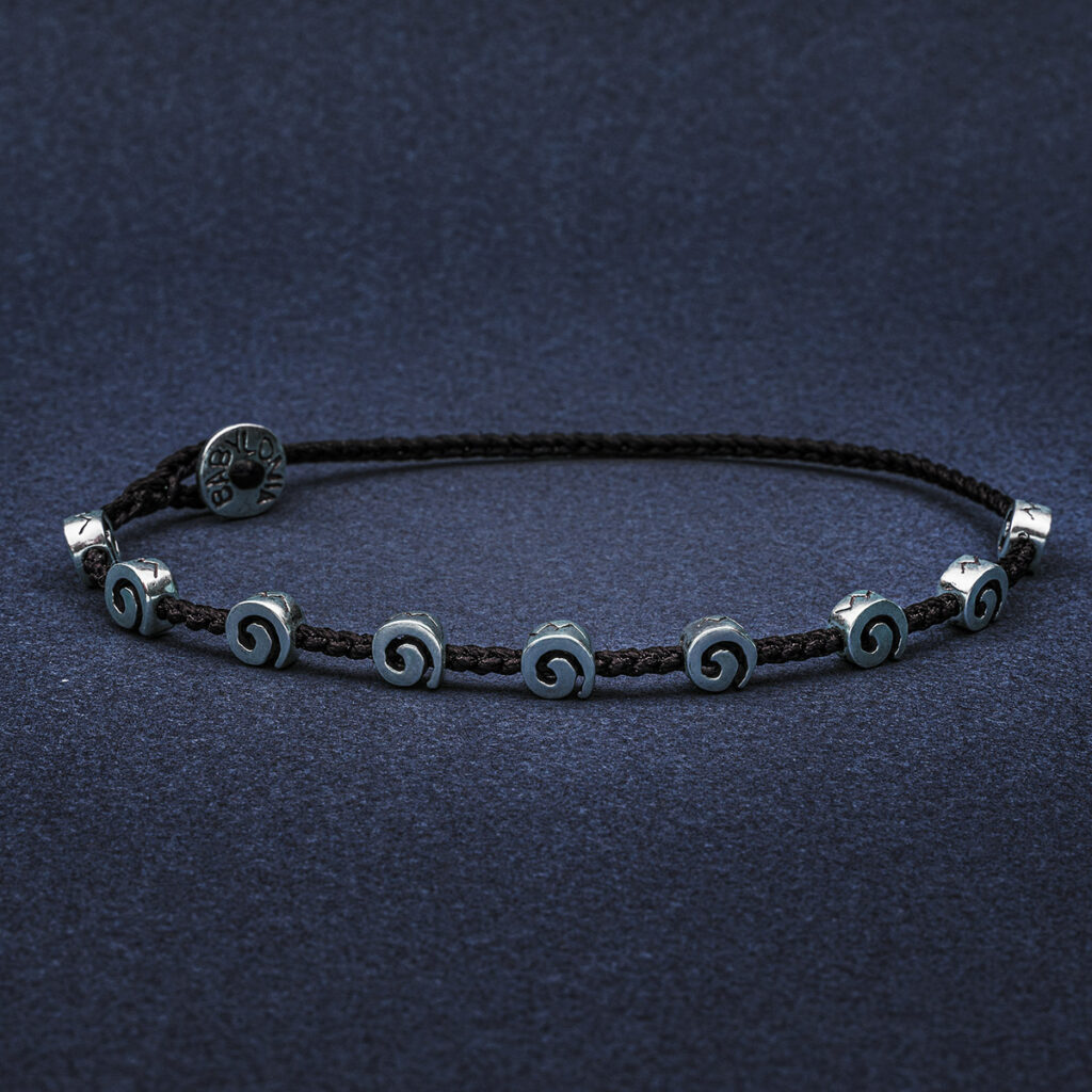 Souls Lining Up Men Bracelet 935° Sterling Silver