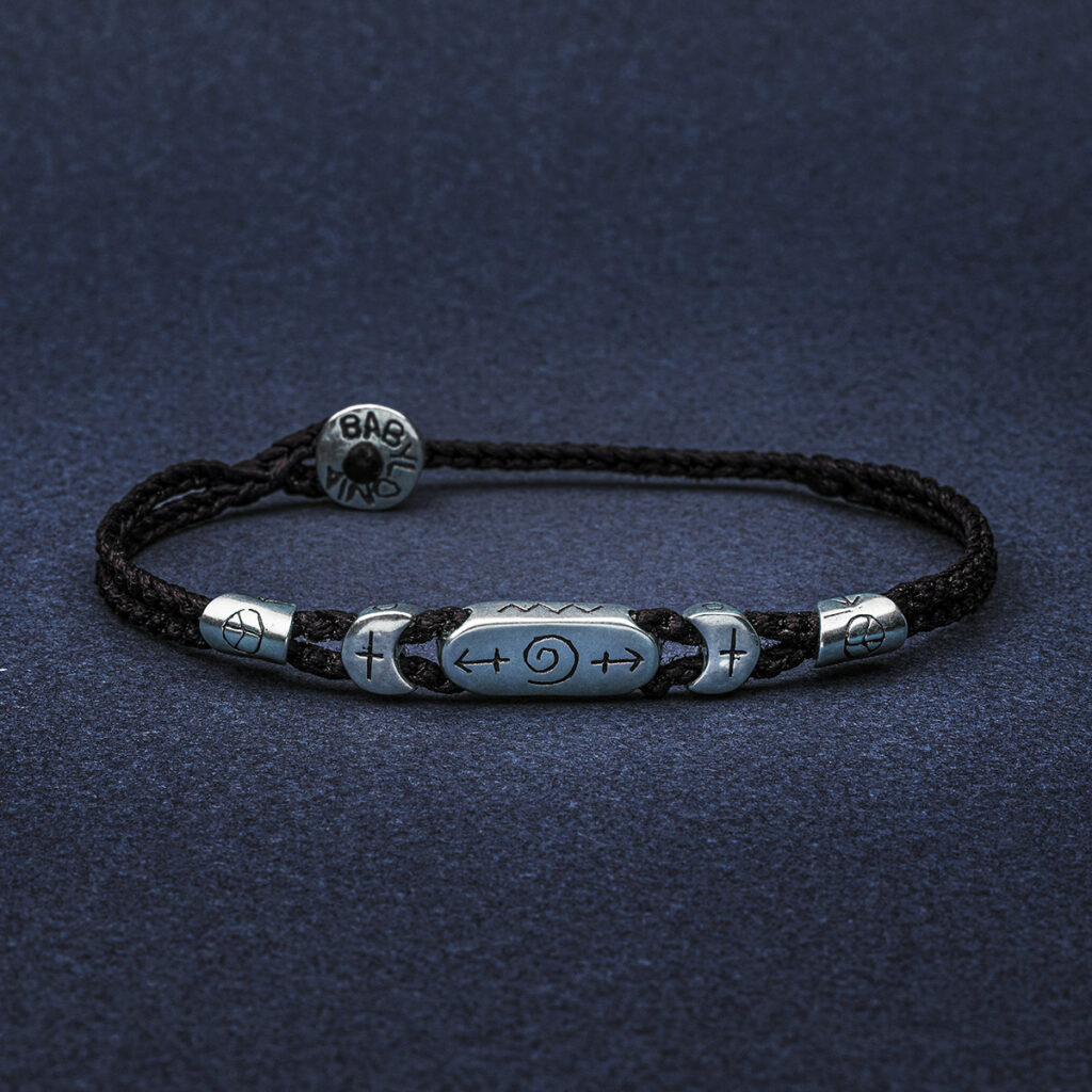 Peace Filled Soul Men Bracelet 935° Sterling Silver