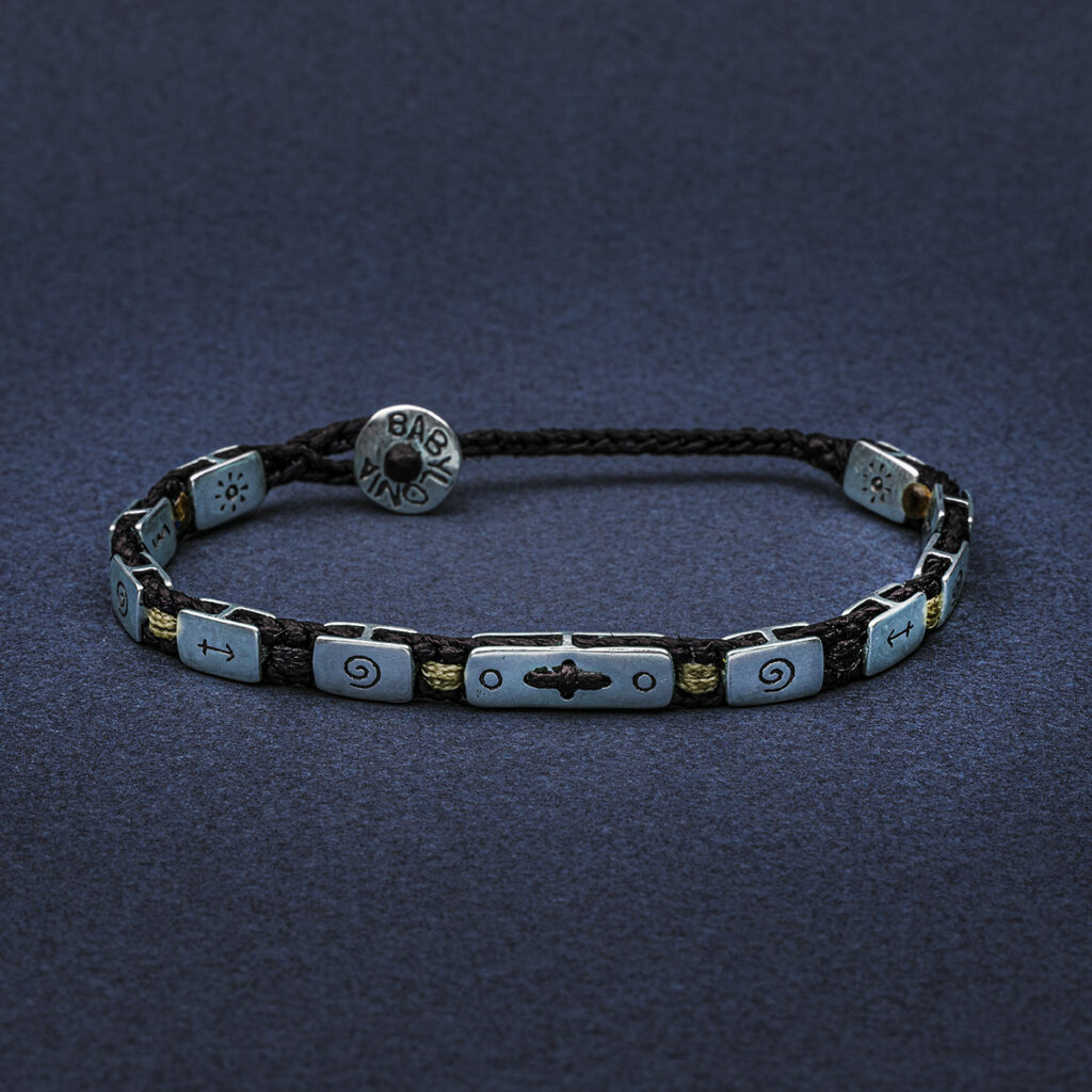 Faith over Fear Men Bracelet 935° Sterling Silver