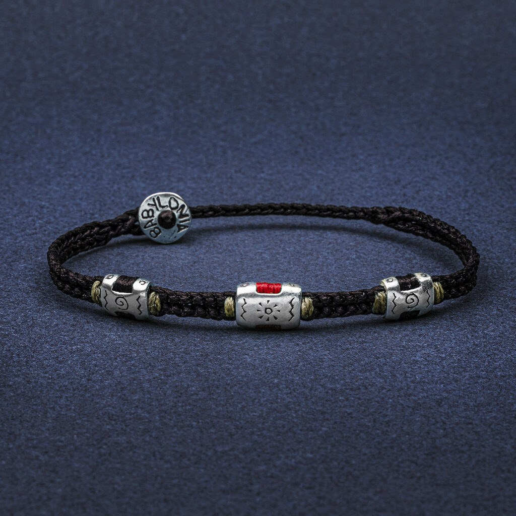 Sensitive Sun Men Bracelet 935° Sterling Silver