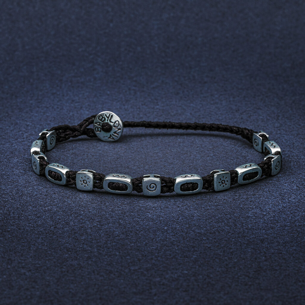A Glimpse of Sun Men Bracelet 935° Sterling Silver