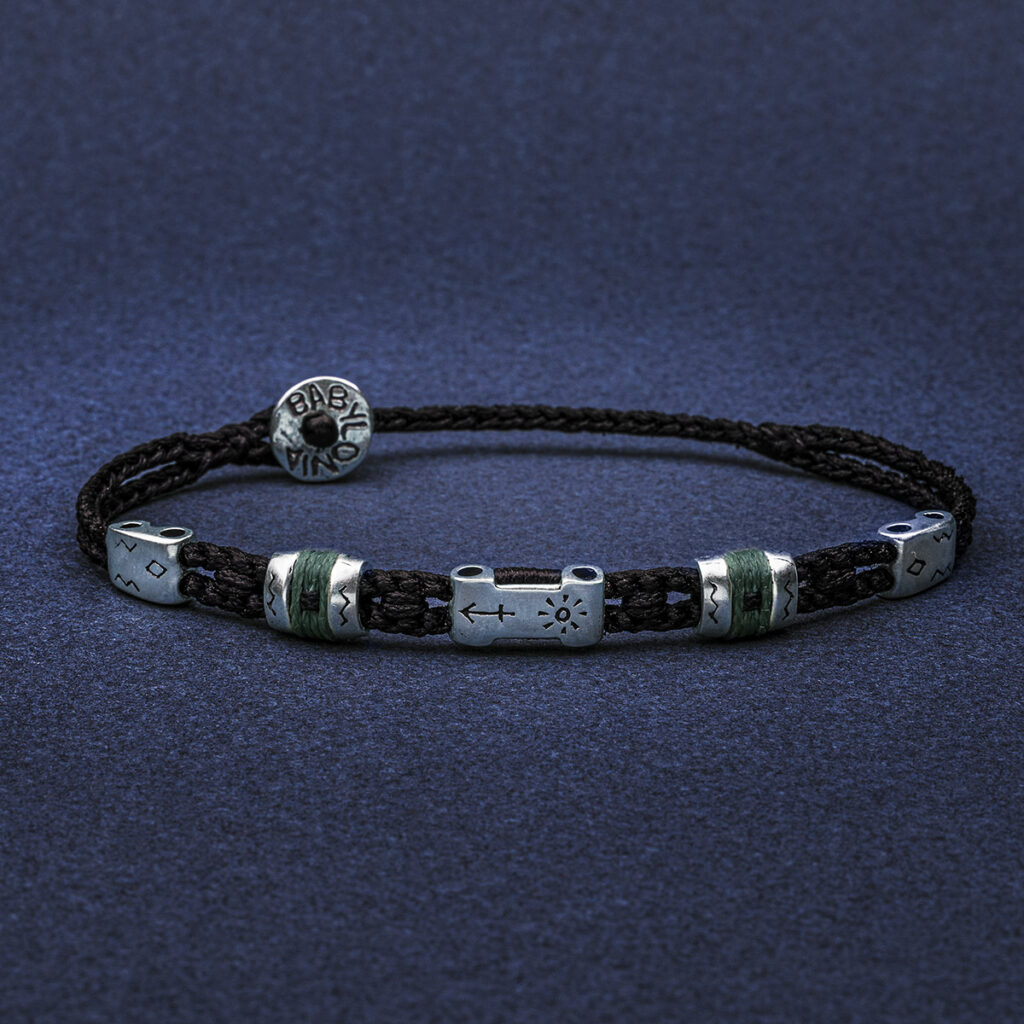 Touch the Sun Men Bracelet 935° Sterling Silver
