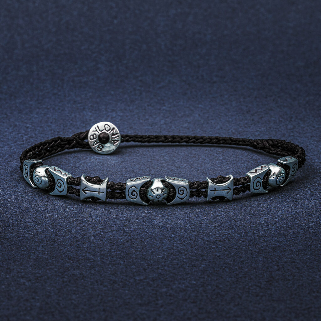 Beware of the Gatekeepers Men Bracelet 935° Sterling Silver