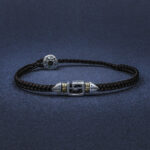 Straight Soul Centered Men Bracelet 935° Sterling Silver