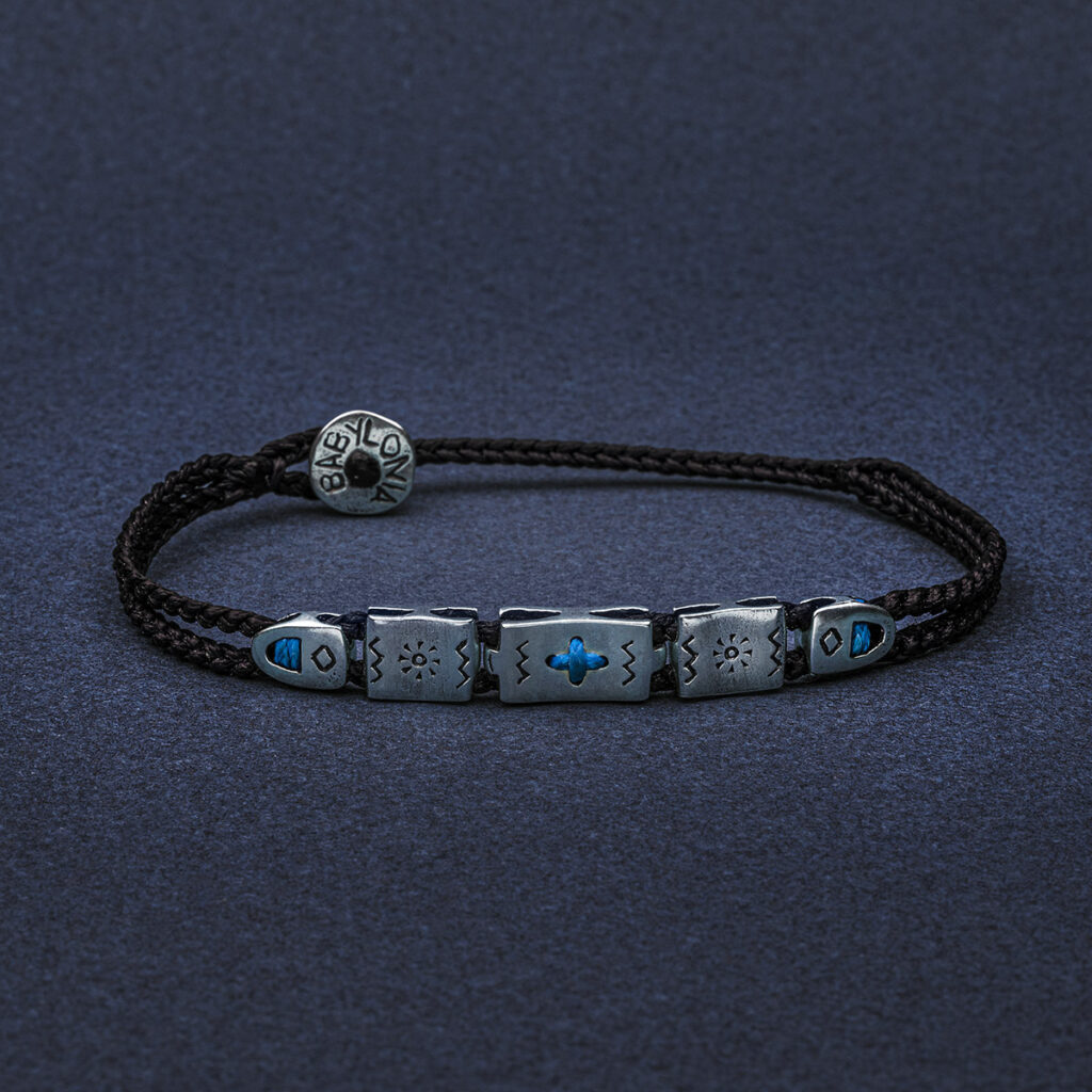 Faith Laid Out Men Bracelet 935° Sterling Silver