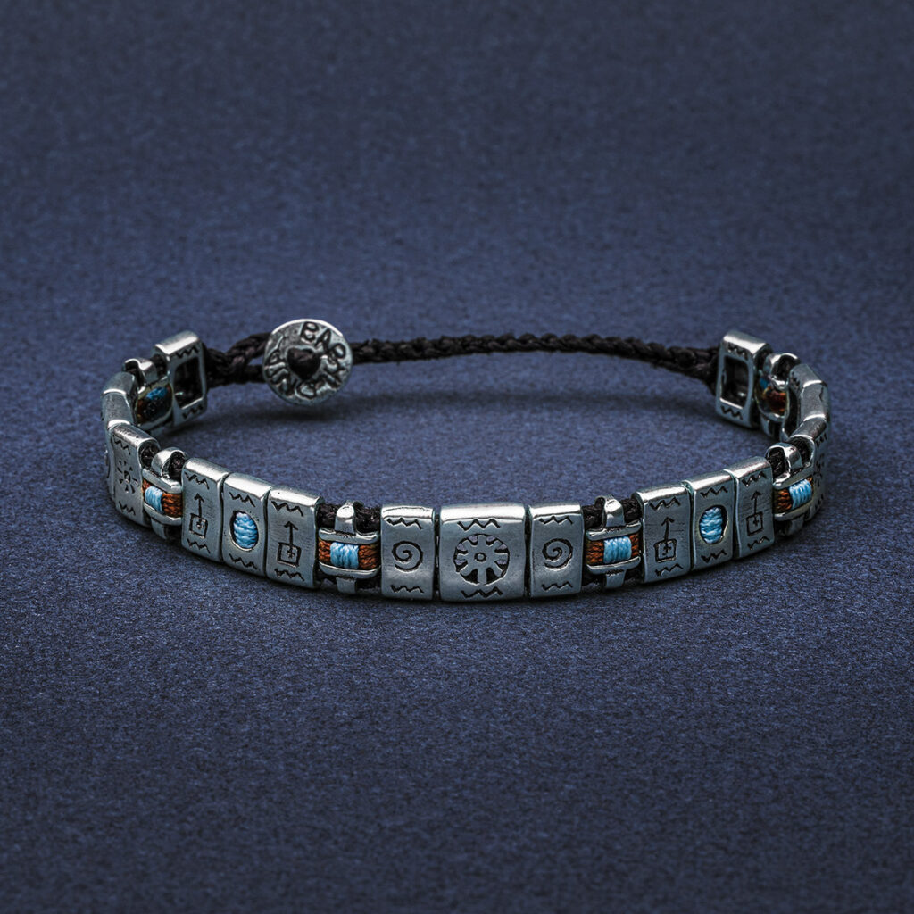Imagine the Sun Men Bracelet 935° Sterling Silver