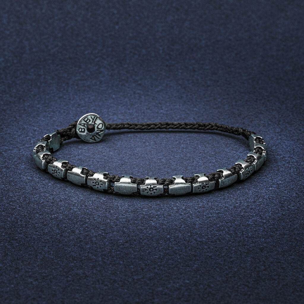 Faithful Suns Men Bracelet 935° Sterling Silver