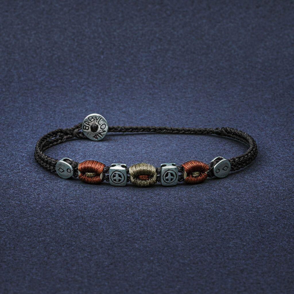 Peace Buns Men Bracelet 935° Sterling Silver