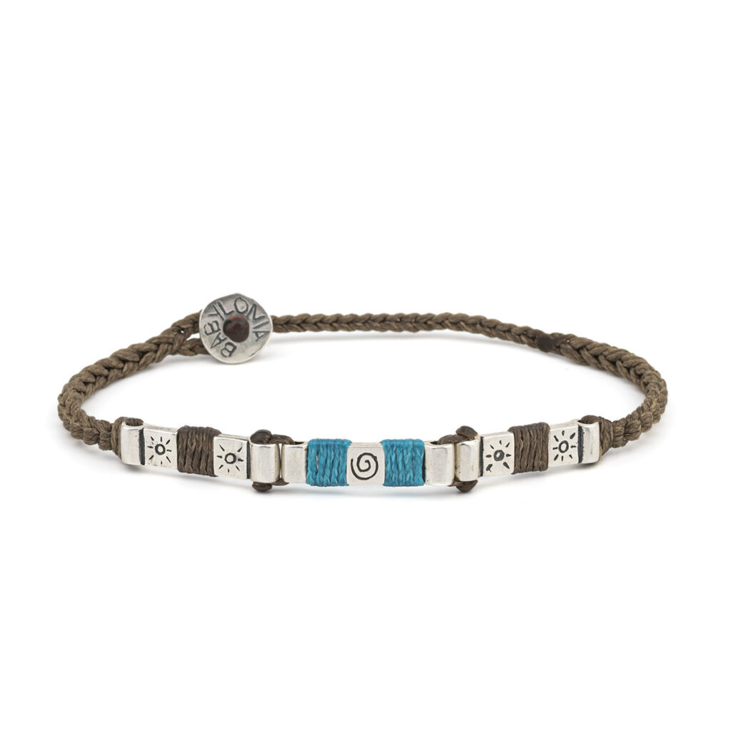 Sunny Plates Bracelet 935° Sterling Silver