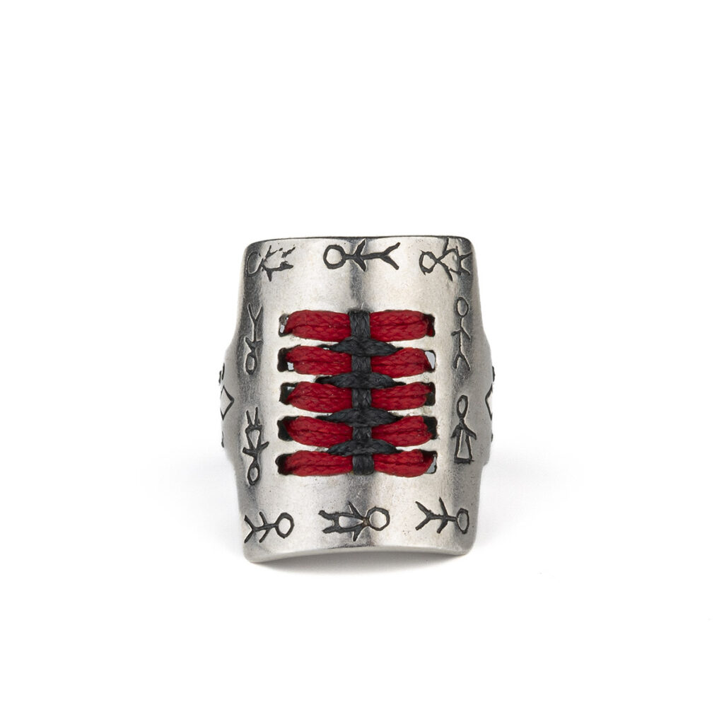 Aligned Faith Ring 935° Sterling Silver