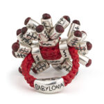 Crystal Sea Urchin Ring 935° Sterling Silver - Image 3