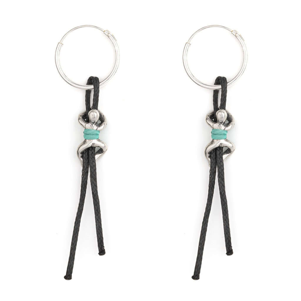 Climb High Earrings 935° Sterling Silver