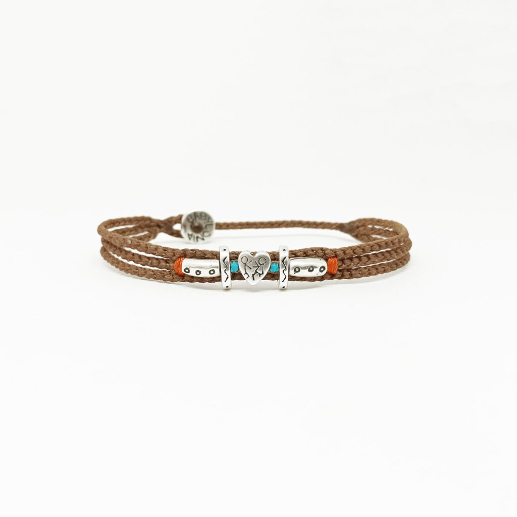 Walking in Love Bracelet 935° Sterling Silver