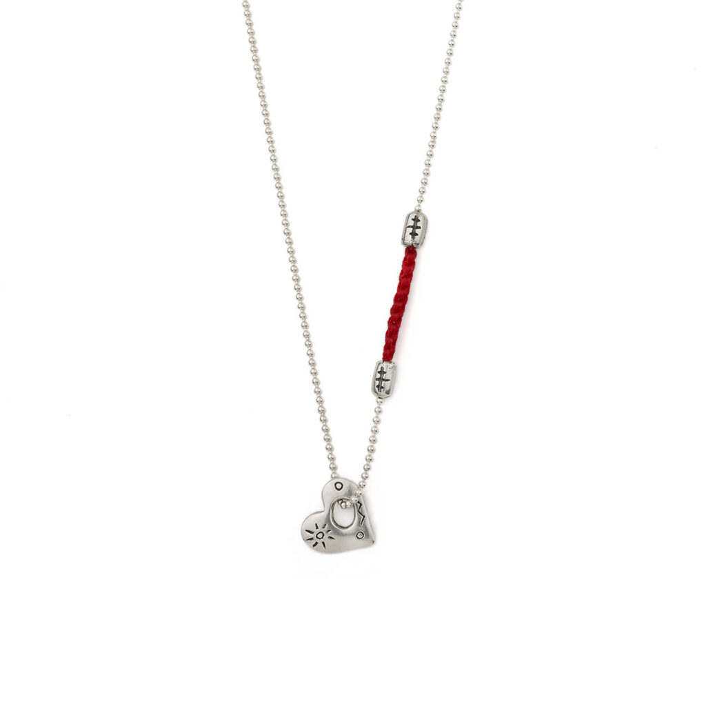 Love in Whole Necklace 935° Sterling Silver