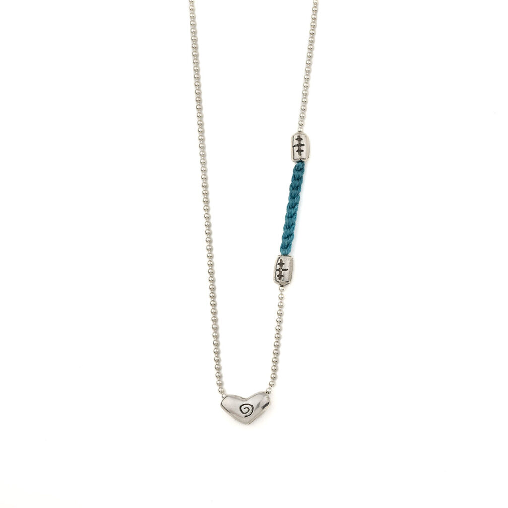 Soulful Love Necklace 935° Sterling Silver