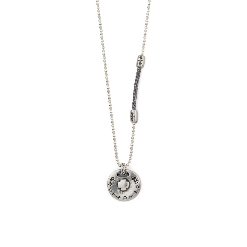 Faith Around Necklace 935° Sterling Silver