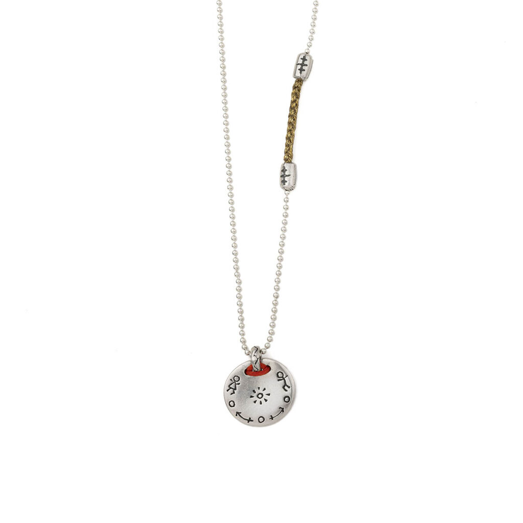 Optimism Around Necklace 935° Sterling Silver