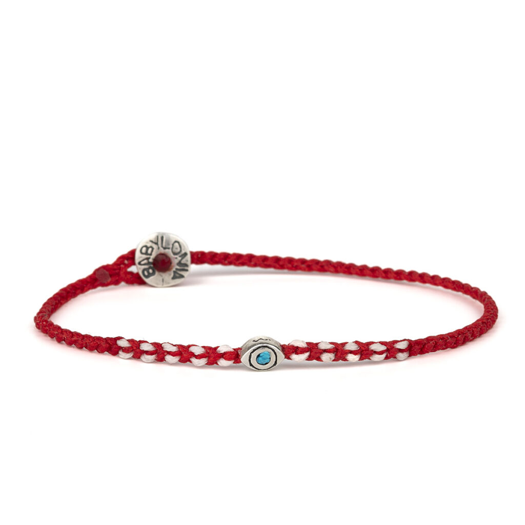 Blue Eye March Bracelet 935° Sterling Silver