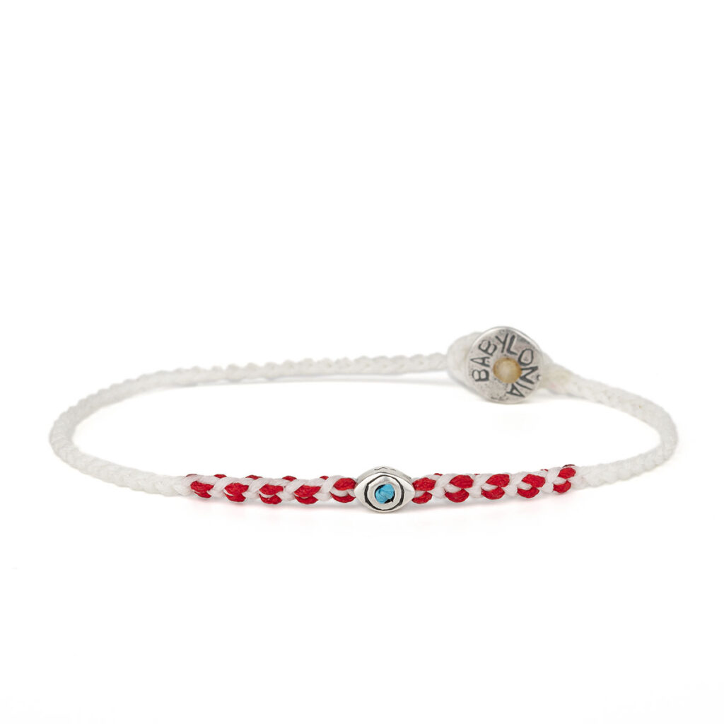 White Eye March Bracelet 935° Sterling Silver